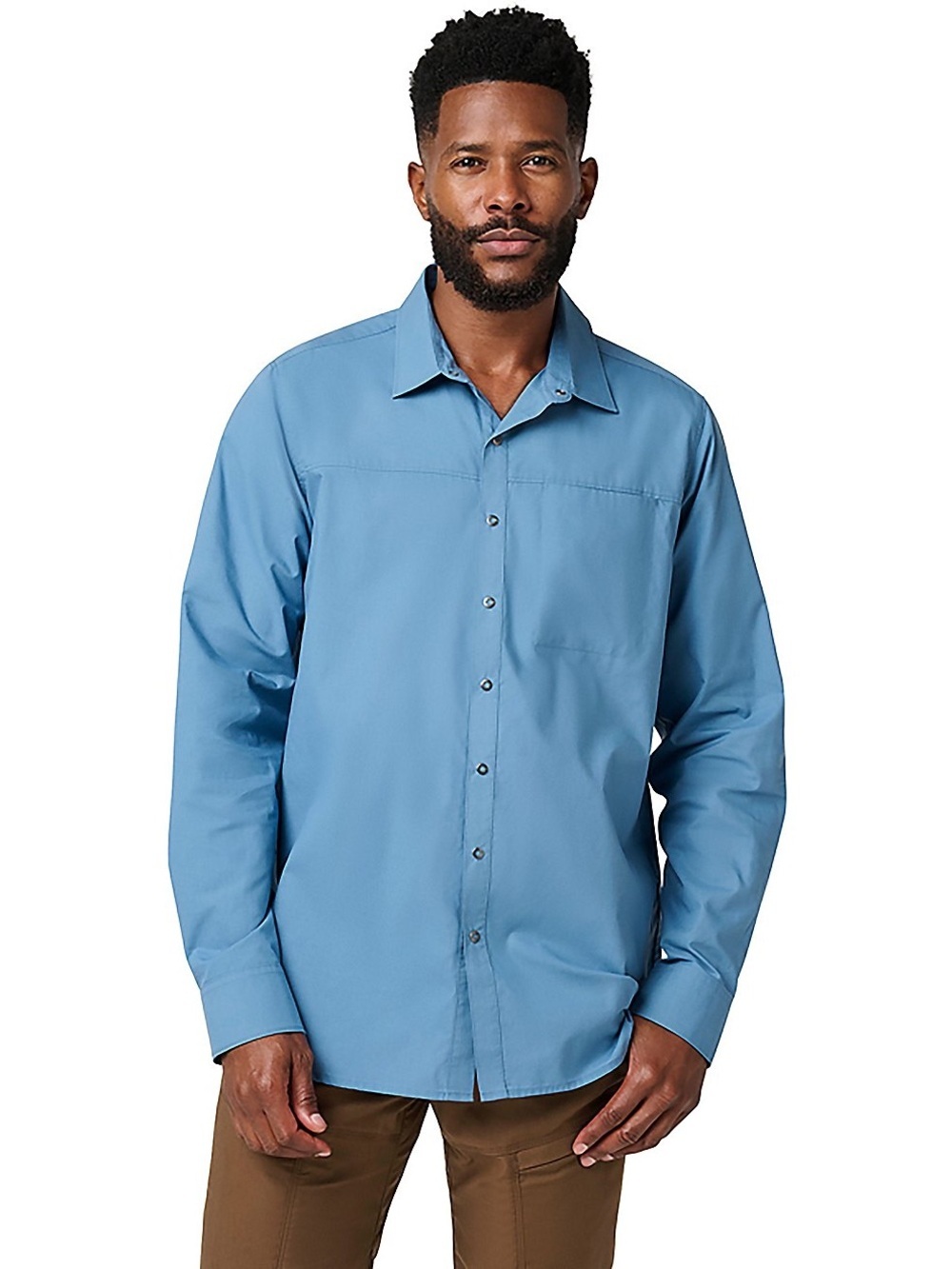 NWT 5.11 Tactical Men’s Sml Igor Solid LSS with Orange Pull Tab in Diplomat Blue